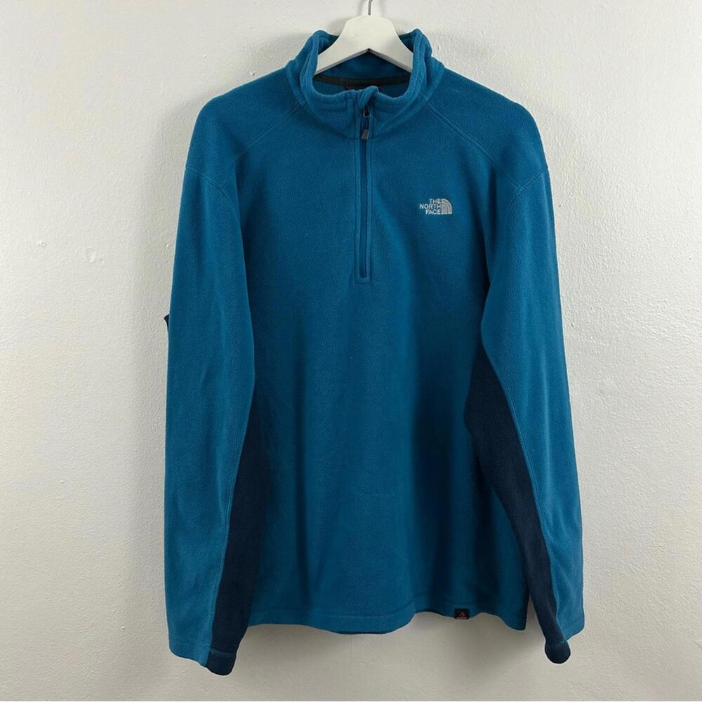 The North Face Blue Fleece Pullover Jacket Men's Size L